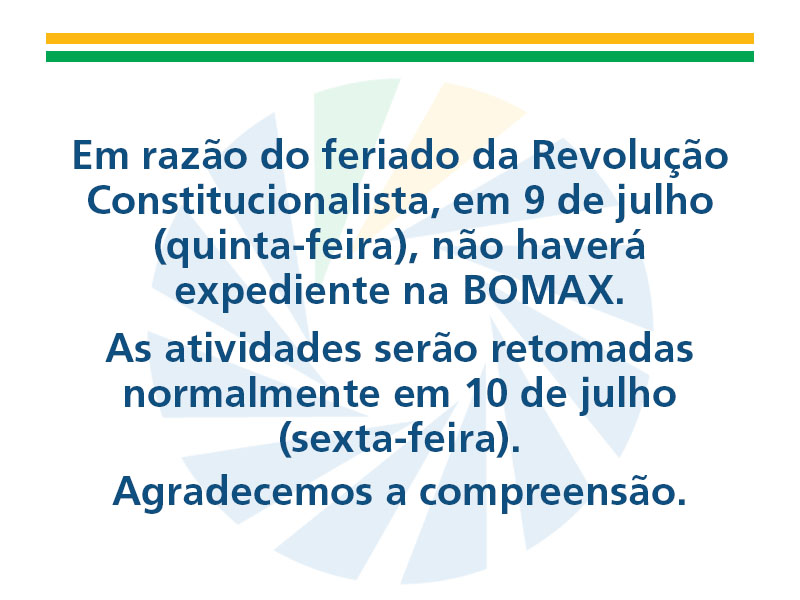 Feriado 9 de julho 2026 No mercado h&aacute; 40 Anos, a Bomax &eacute; refer&ecirc;ncia como empresa de bombas para ind&uacute;stria. Bomba pneum&aacute;tica, bomba dosadora, filtro prensa e muito mais.